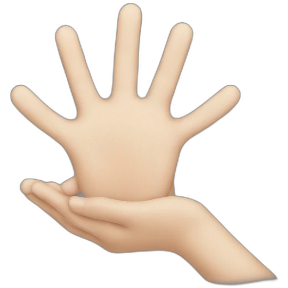 hands grabbing emoji