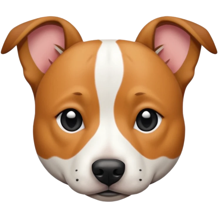 Pitbull Jack Russell Australian cattle dog mix with black spot on her butt  emoji