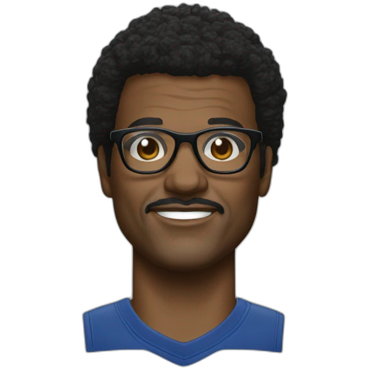 Reggie Jackson nba with glasses emoji