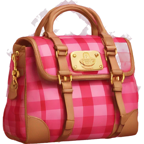 plaid juicy couture bag emoji