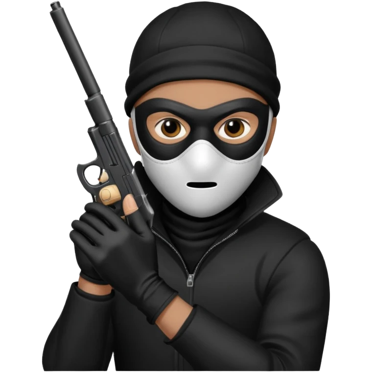  Create a robber emoji