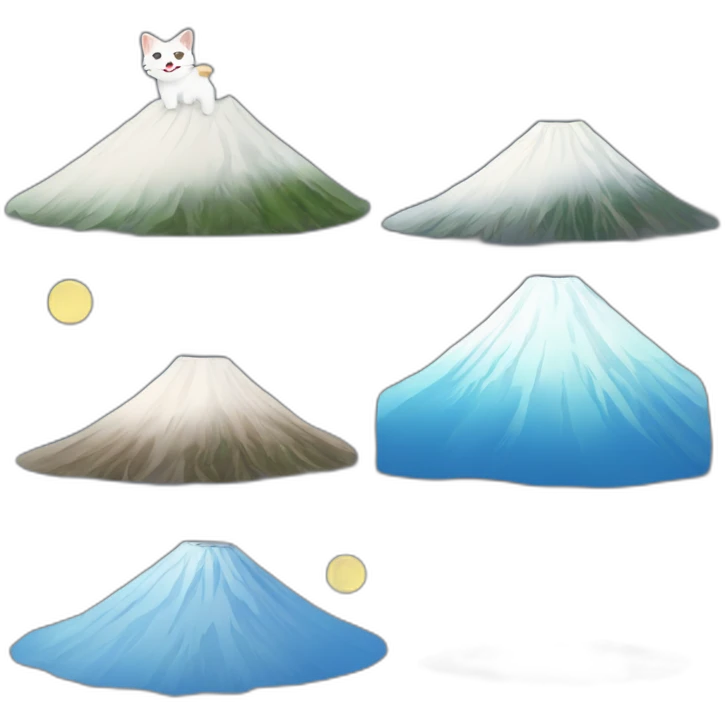 cat-on-mtFuji emoji