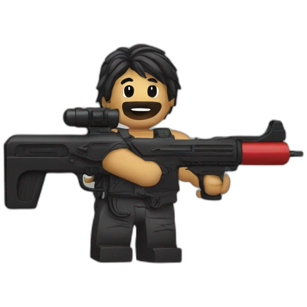 Ryo saeba with magnum 357 emoji