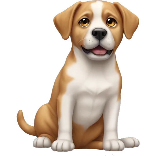 Dog in cat emoji
