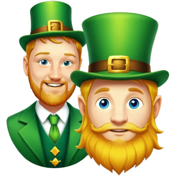 Celebratory Leprechaun emoji