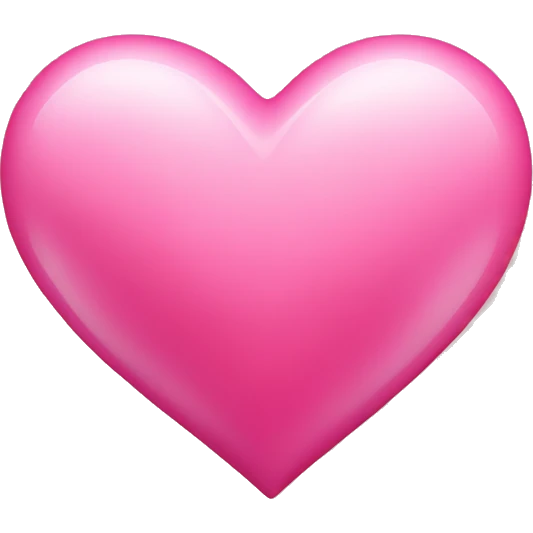 Pink heart in love emoji emoji