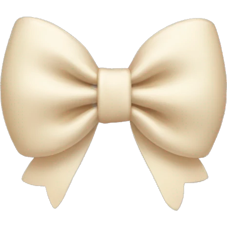 creme bow emoji