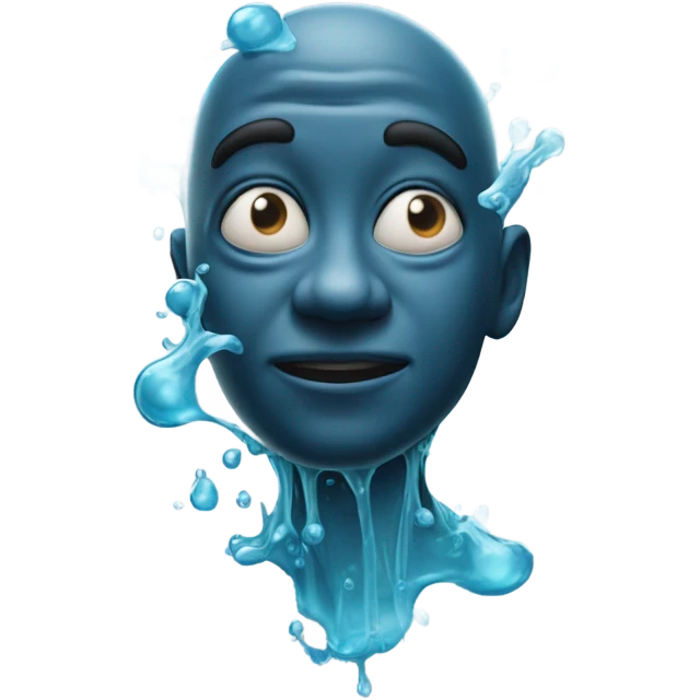 a humanoid nose running emoji