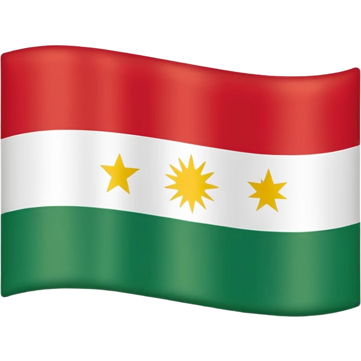 Kurdistan علم emoji