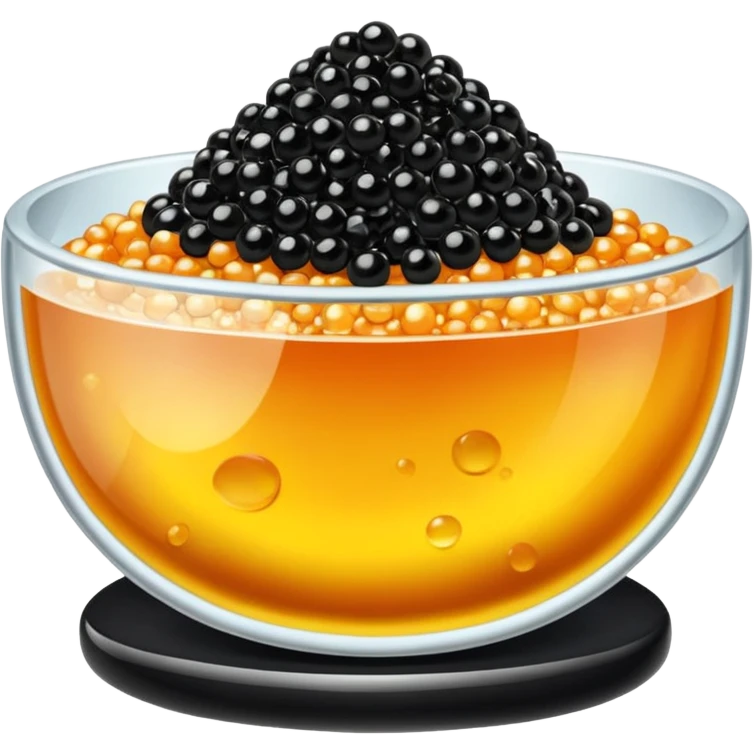 Cuenco con caviar png emoji