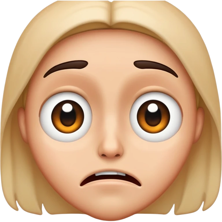 scared face emoji