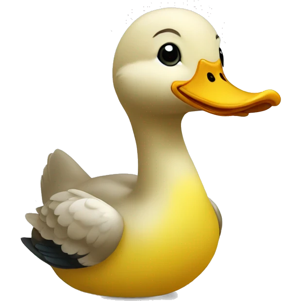 derpy duck yellow emoji