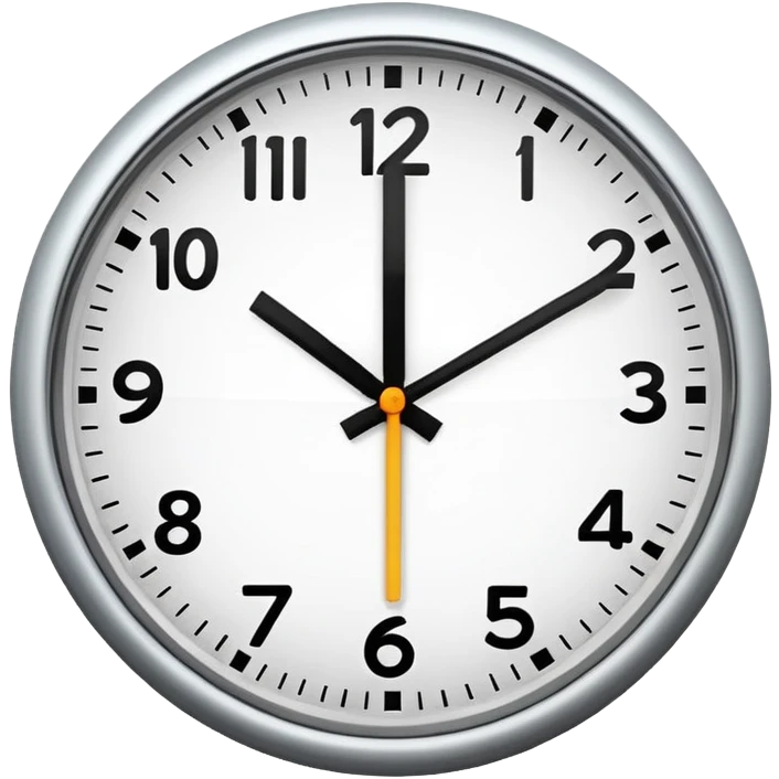Clock showing 2 o'clock emoji