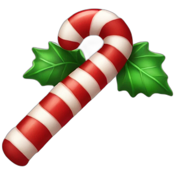 christmas candy cane emoji