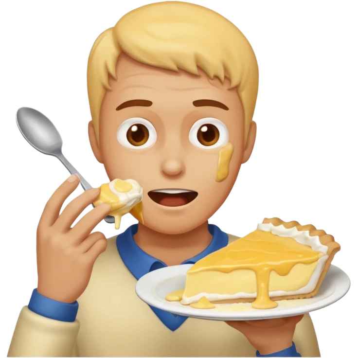 person getting hit in the face with a pie like three stooges emoji