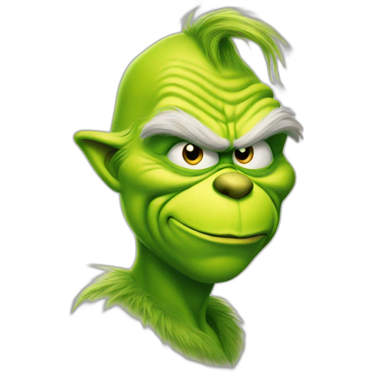 Grinch on Halloween emoji