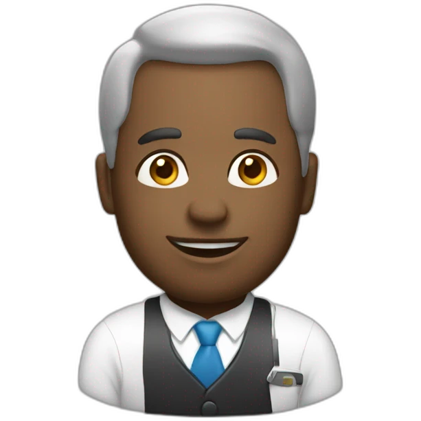 black white car dealer emoji
