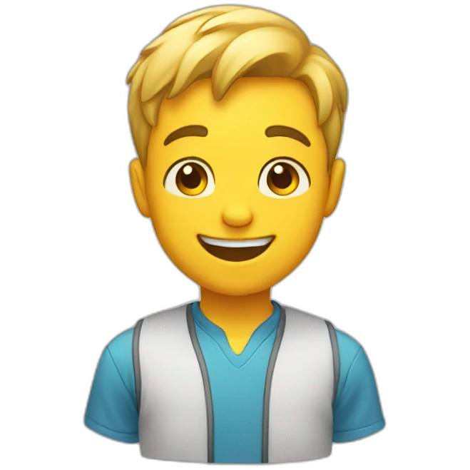 Happy boy emoji