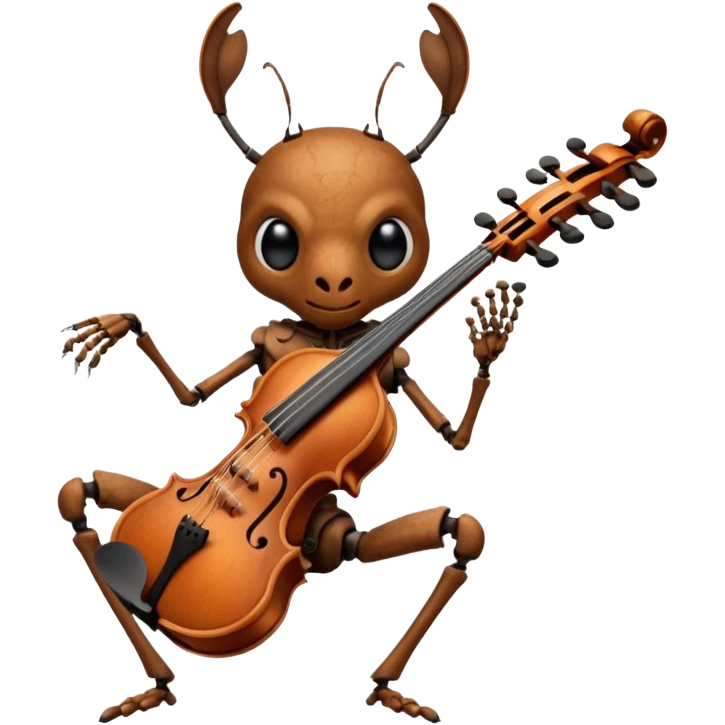 Musician Beetle emoji