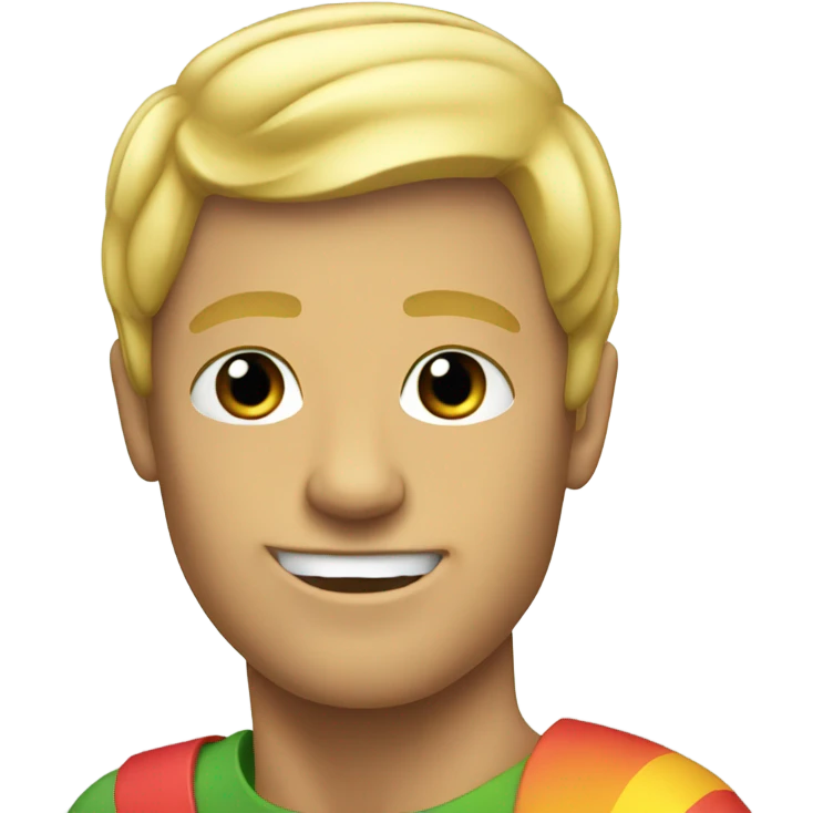 Blonde surfer man emoji