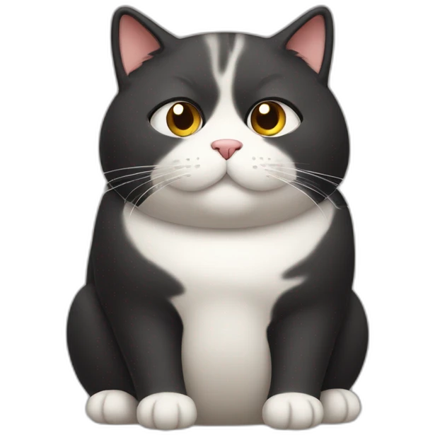 Fat cat emoji