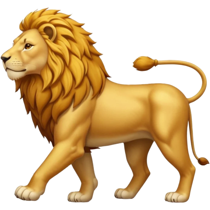 lion walking emoji
