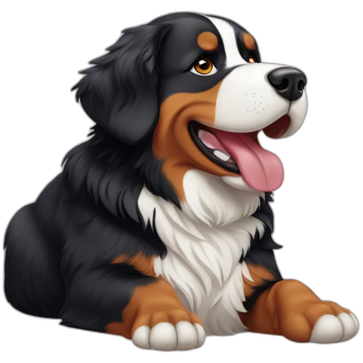 Bernese mountain dog emoji