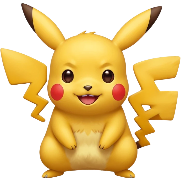 Cute Pikachu emoji