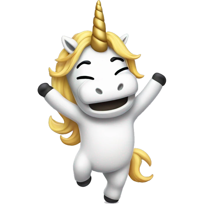 unicorn dabbing emoji