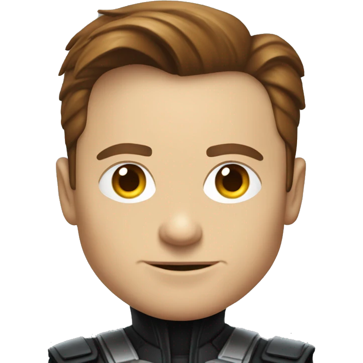 Elon Musk in X-Men costume emoji