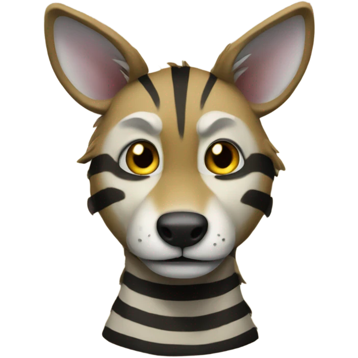 Striped yeen emoji