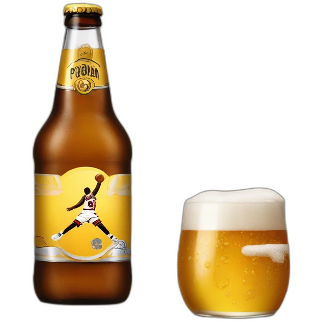 Jordan pourtant une bière emoji