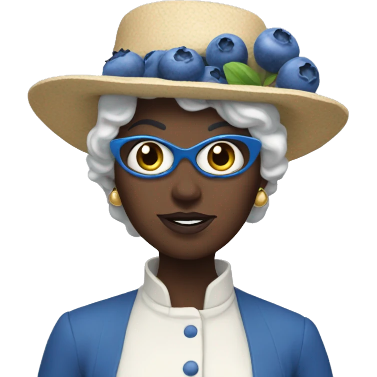 Madame blueberry  emoji