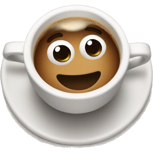 8 from coffee emoji