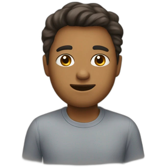 humaine sur chat emoji