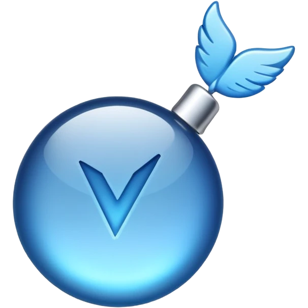 Blue tick emoji