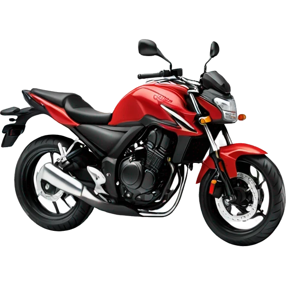 Red 2015 Honda CB500F emoji
