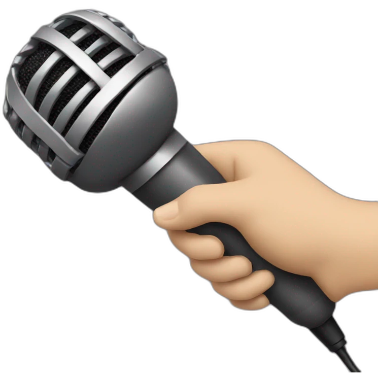 hand letting mic drop emoji