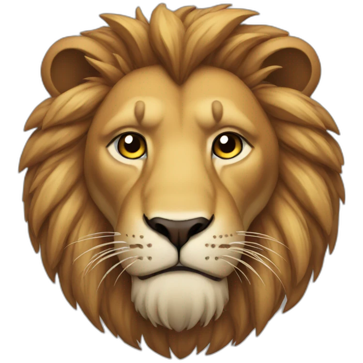 Lion with attitude  emoji