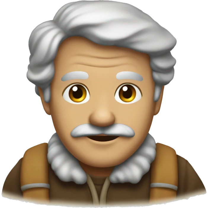 Vecchia che cade con un carello  emoji