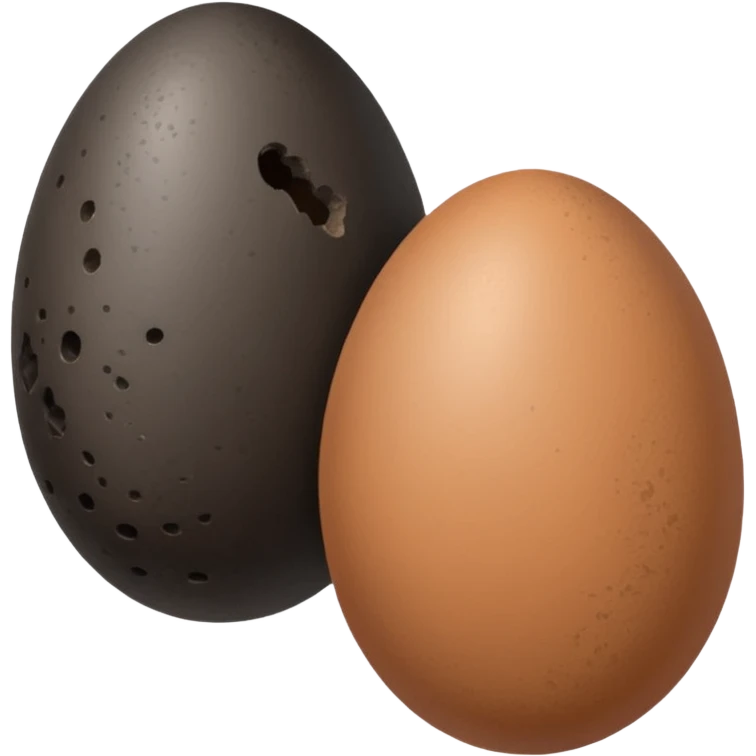 two crow eggs emoji