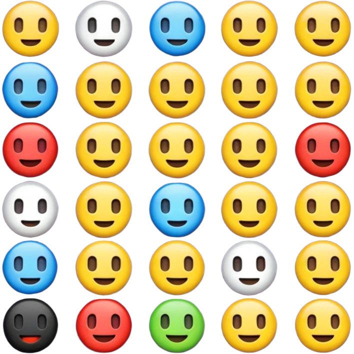 crie emojis para uma comunidade do discord sem fazer ou pegar algo pronto quero algo diferente esses que vc esta fazendo e mt ruim crie outros emoji