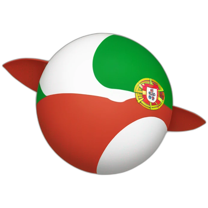 Dragon ball avec drapeau Portugal emoji