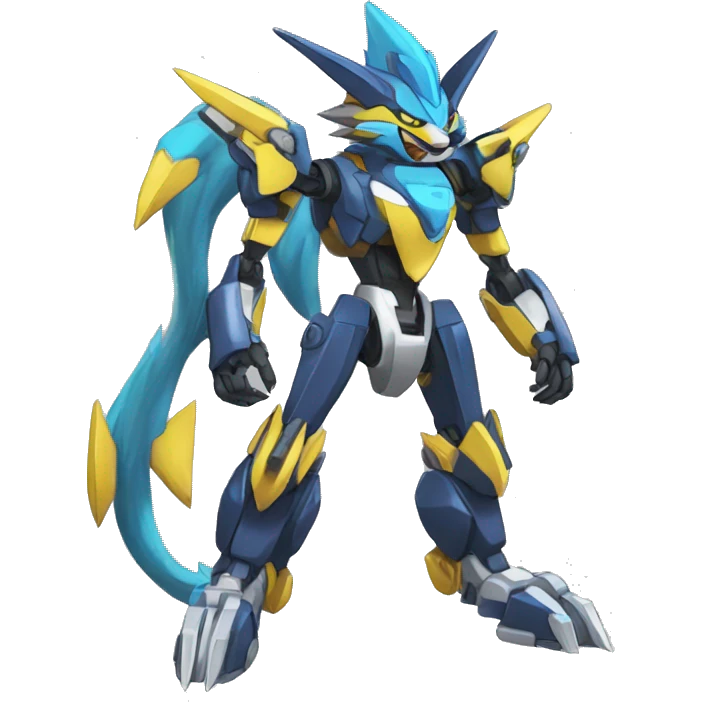 Zeraora-Zoroark-medabot-Mecha full body emoji