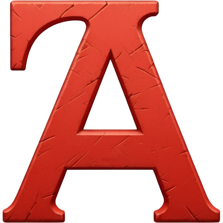 Letter A emoji