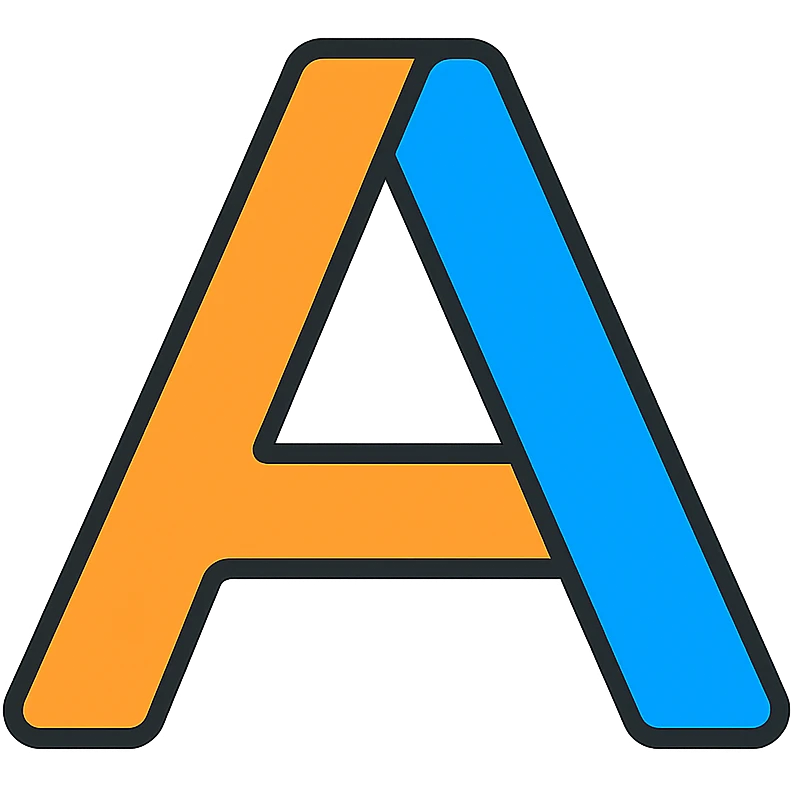 Anthropic logo, stylized A letterform, innovative, professional, tech branding emoji