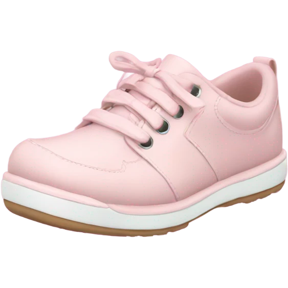 light pink shoes for school  emoji