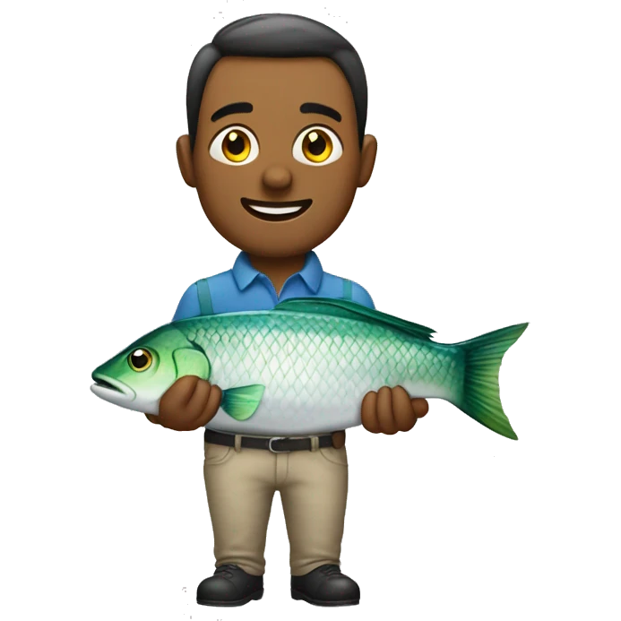 Peixe com camisa  emoji