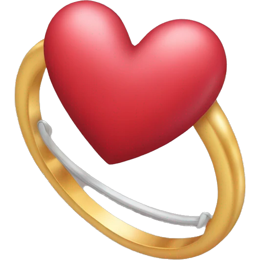 hearts and rings emoji