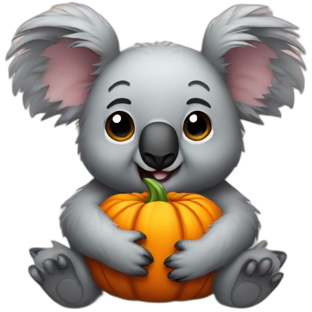 koala pumkin emoji